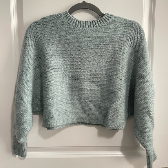Garage Cropped Batwing Sweater - Picture 1 of 3